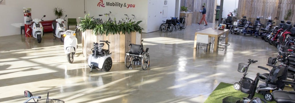 Scootmobiel Amersfoort showroom