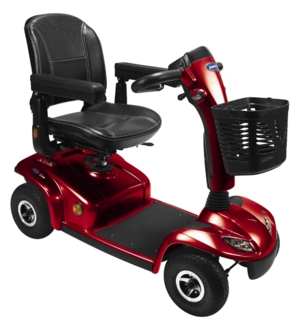 Invacare Leo 4 scootmobiel in rood