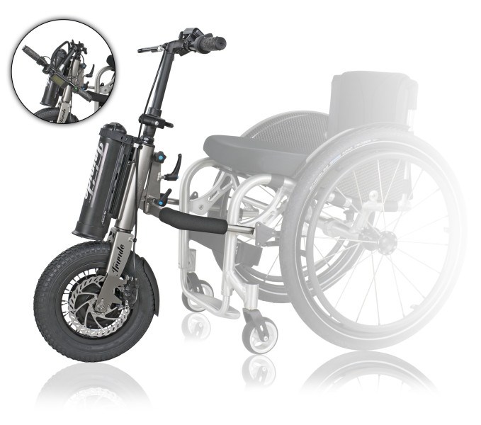 anders Carrière Ontdooien, ontdooien, vorst ontdooien Triride Vouwbaar, elektrische handbike voor rolstoel - Mobility & you