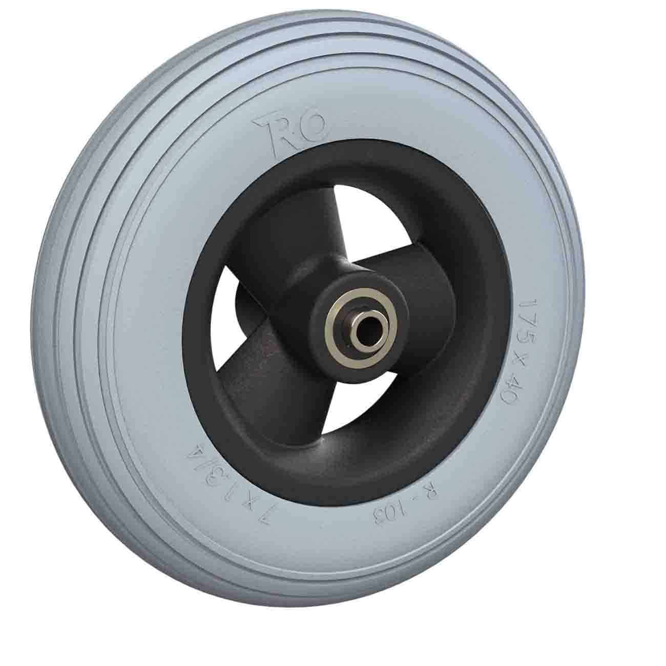 Wiel-7inch-grijs-rubber-band